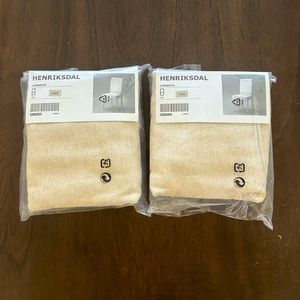 New IKEA Henriksdal Linen Chair Covers